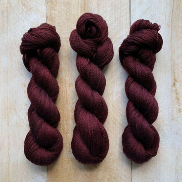 Hand-dyed CASHSILK ACAJOU lace yarn