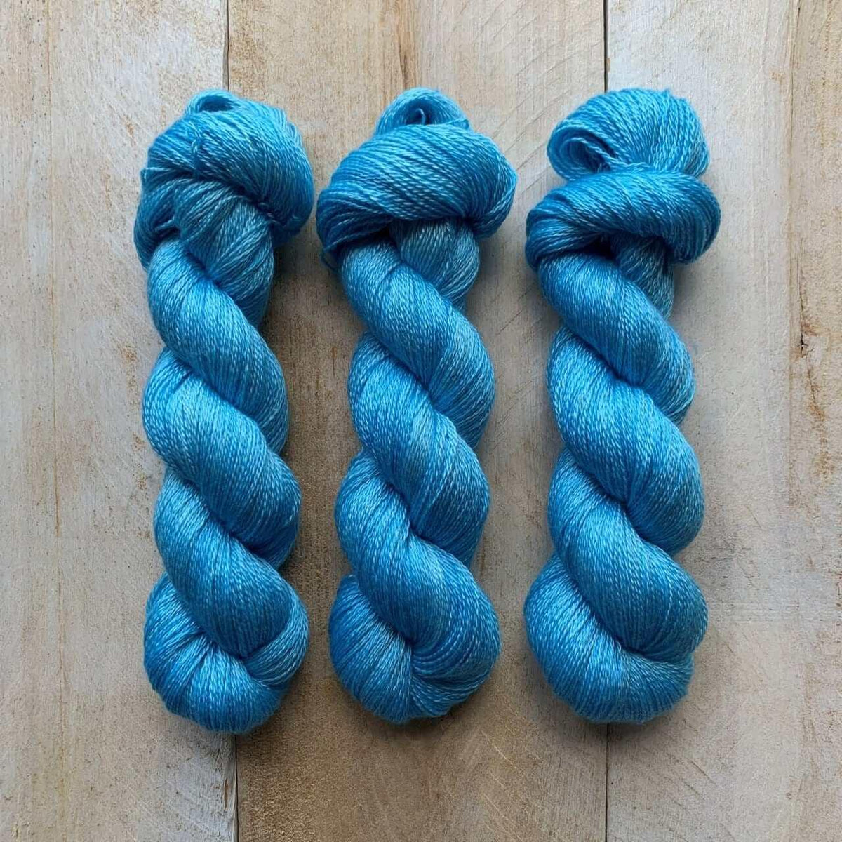 Hand-dyed CASHSILK POUDREUSE lace yarn