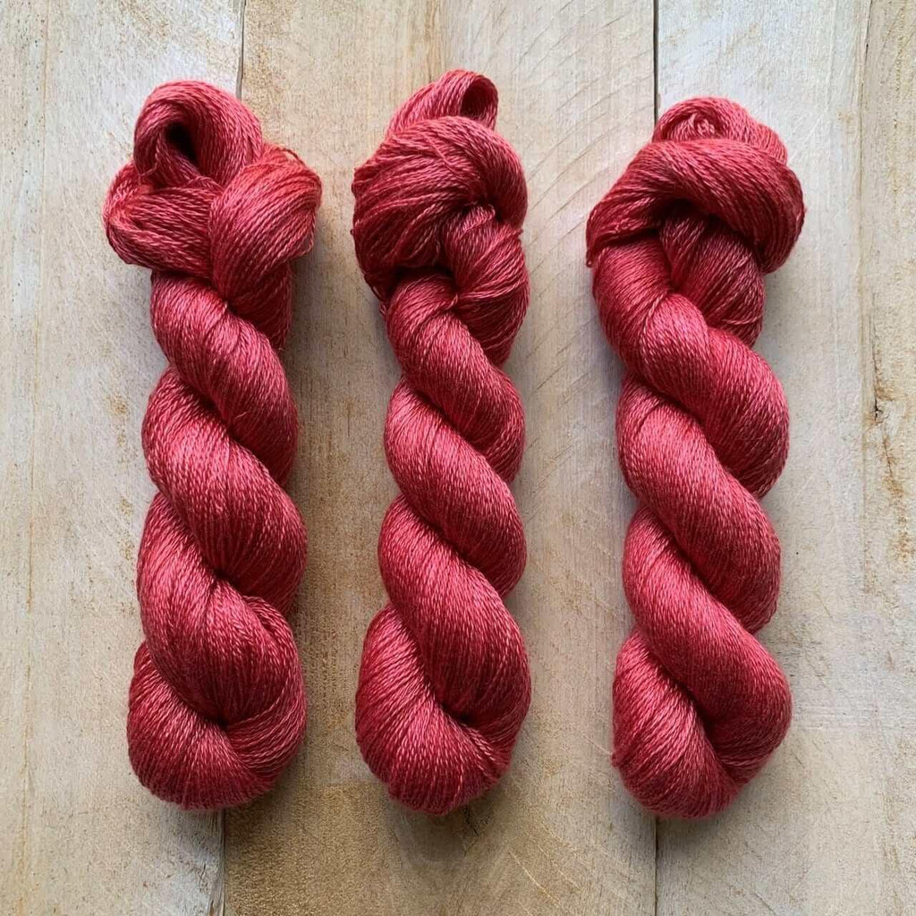 Hand-dyed CASHSILK SMOOTHIE lace yarn