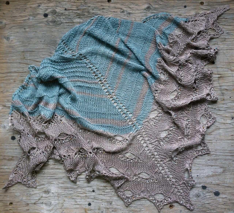 Paon d'or Shawl Free Knitting Pattern 2020 Edition