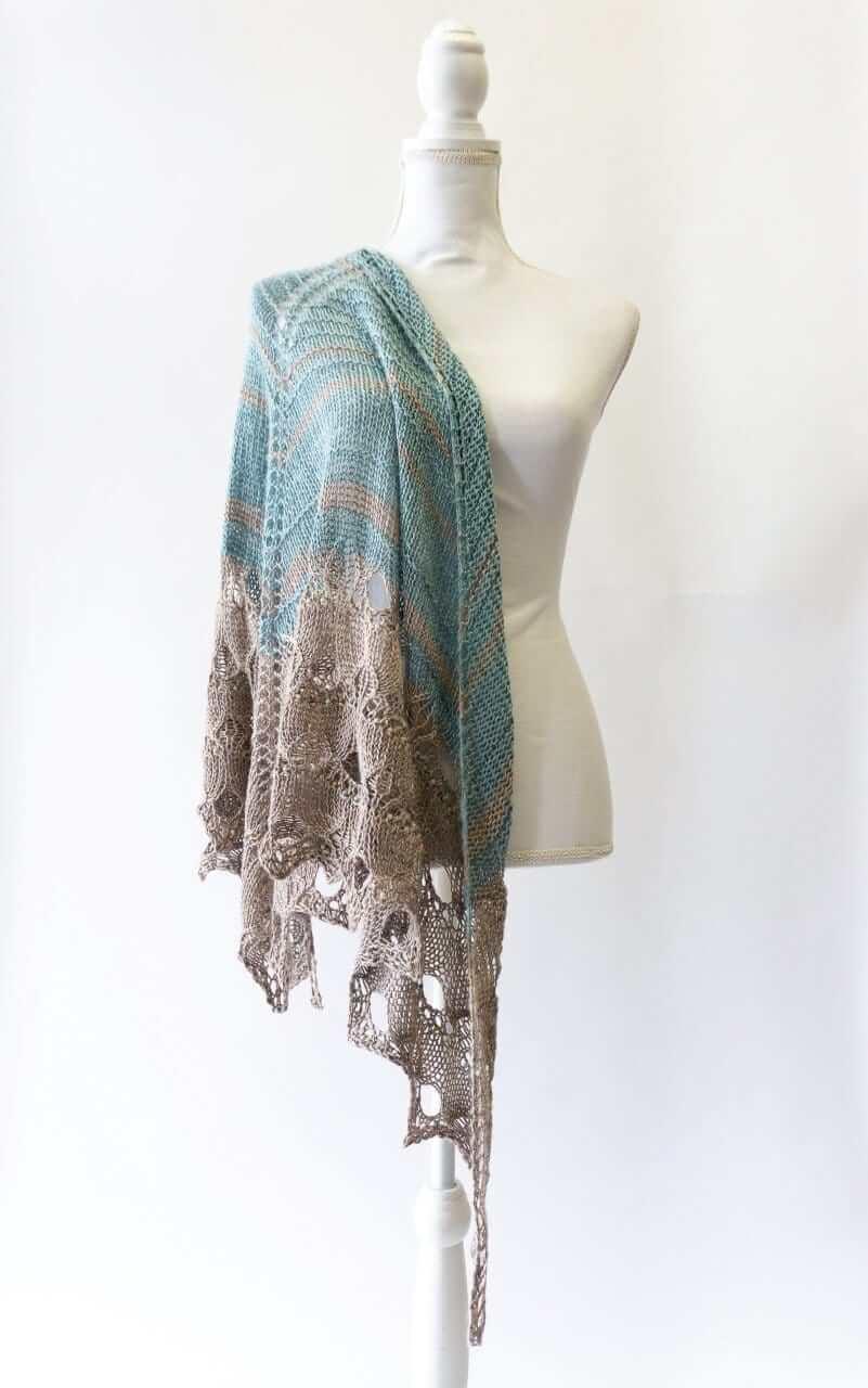 Paon d'or Shawl Free Knitting Pattern 2020 Edition