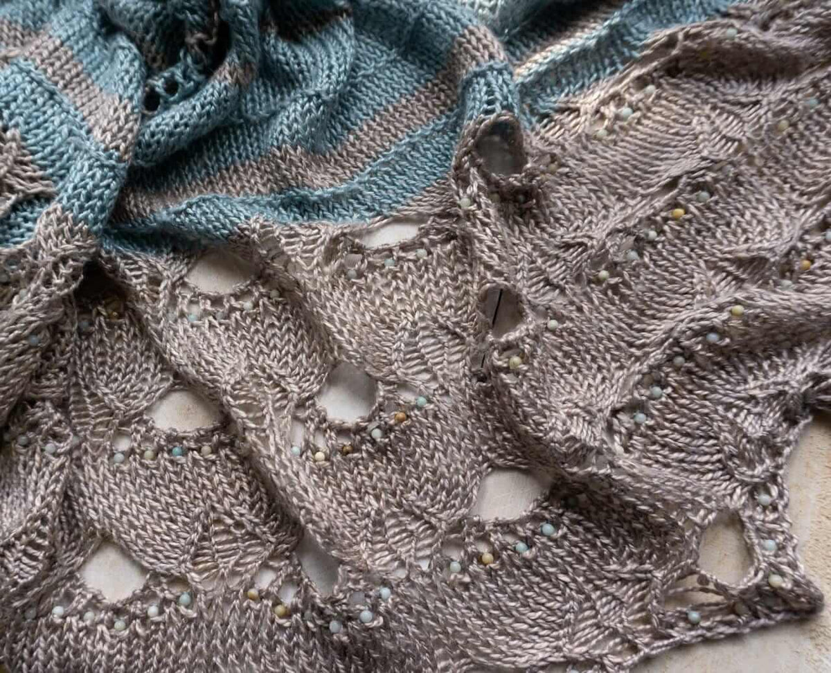 Paon d'or Shawl Free Knitting Pattern 2020 Edition