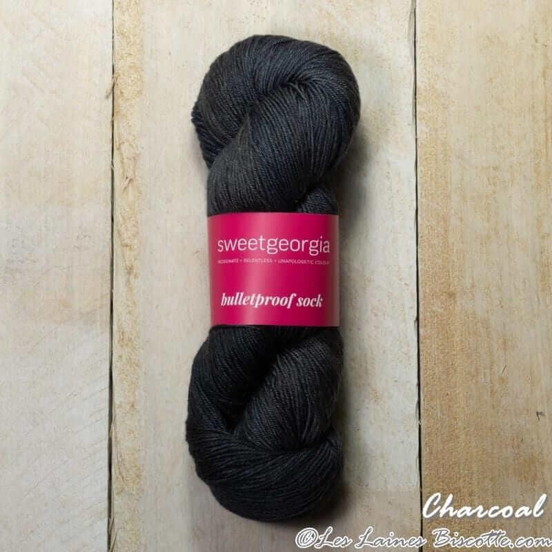 Sweet Georgia - Bulletproof Sock - Color: Charcoal