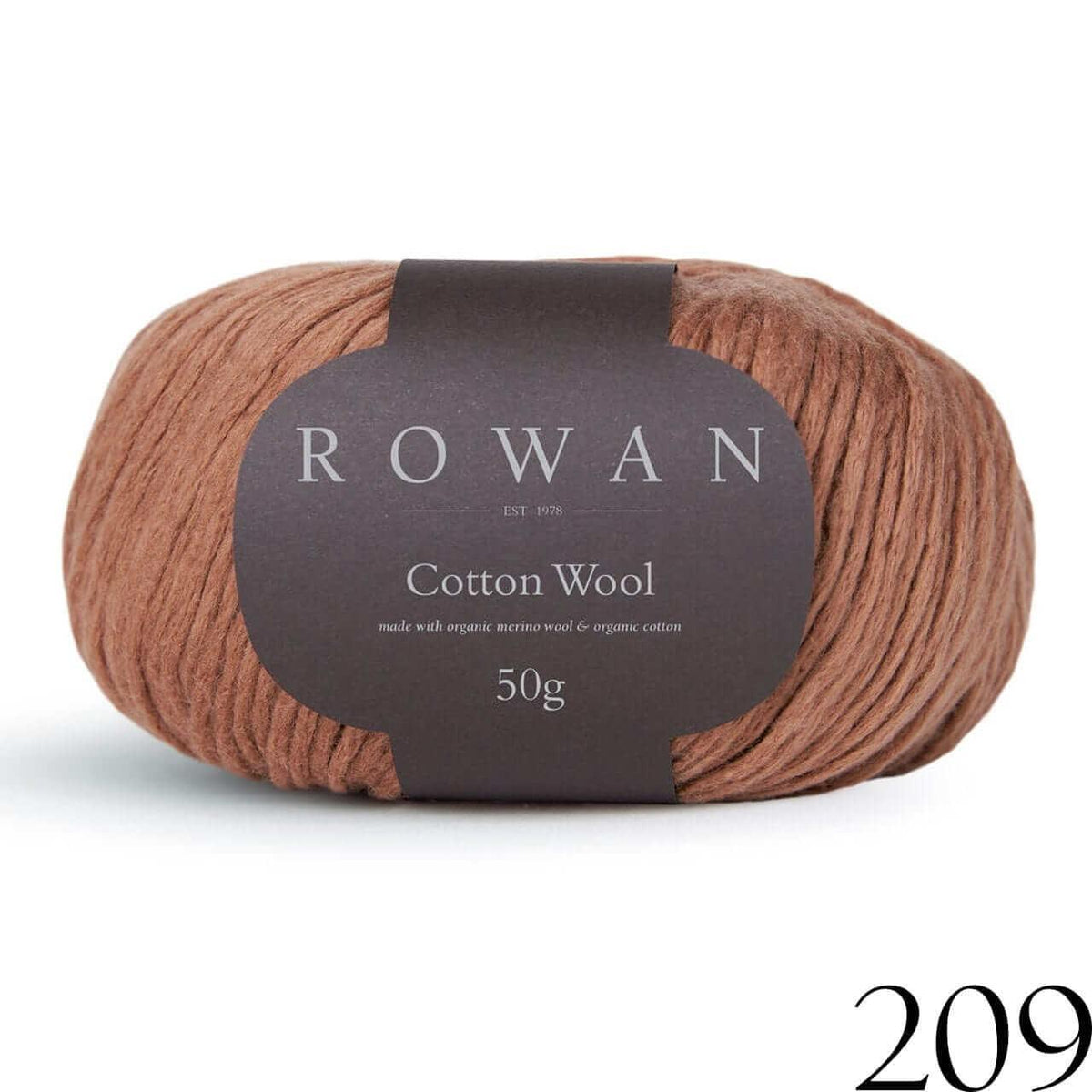 Cotton Wool - Rowan - Color: #209 - Nutkin