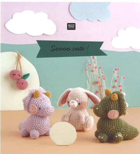 Ricorumi DK book Cute, Cuter, Kawaii - Les Laines Biscotte Yarns