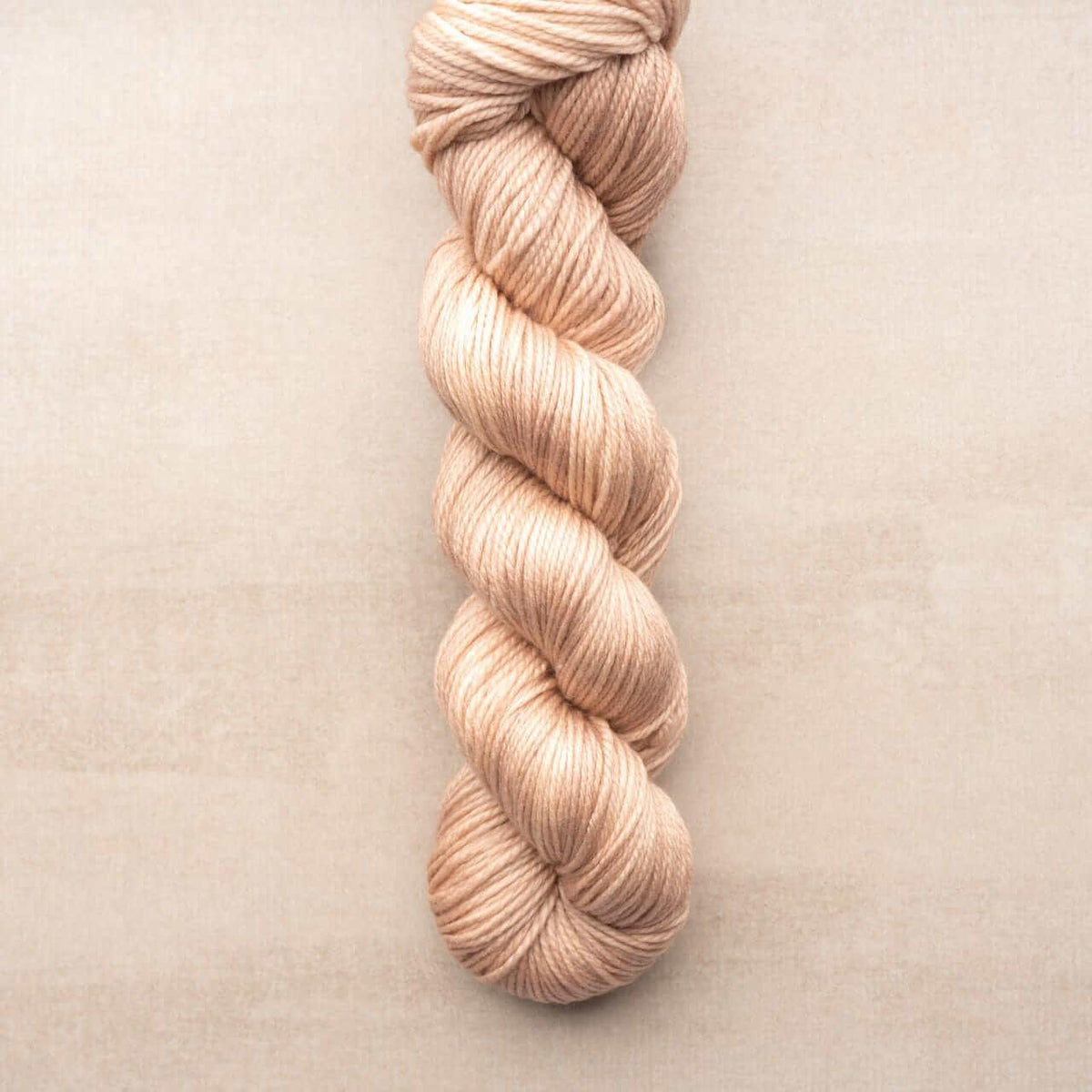 Hand-dyed yarn DK PURE BISQUE DK weight yarn