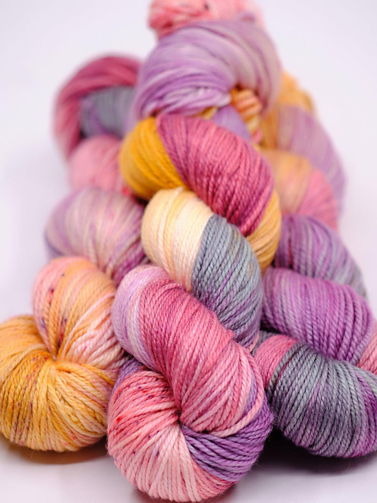 Hand-dyed yarn DK PUR