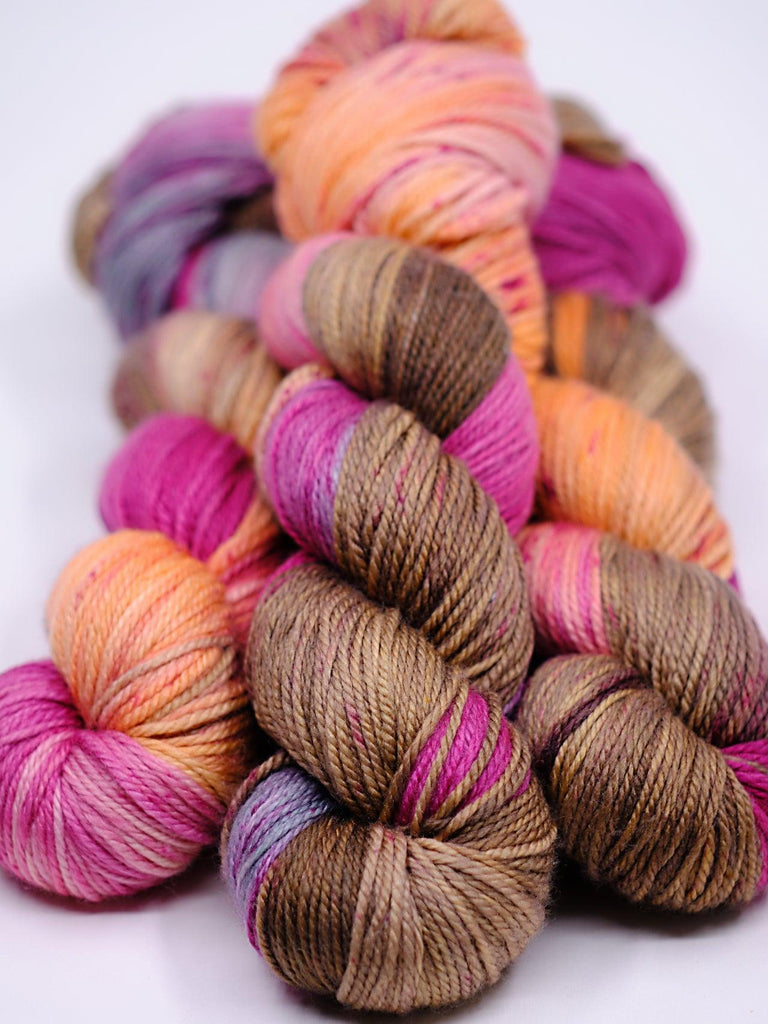 Hand-dyed yarn DK PURE UNCLE BOCK DK weight yarn
