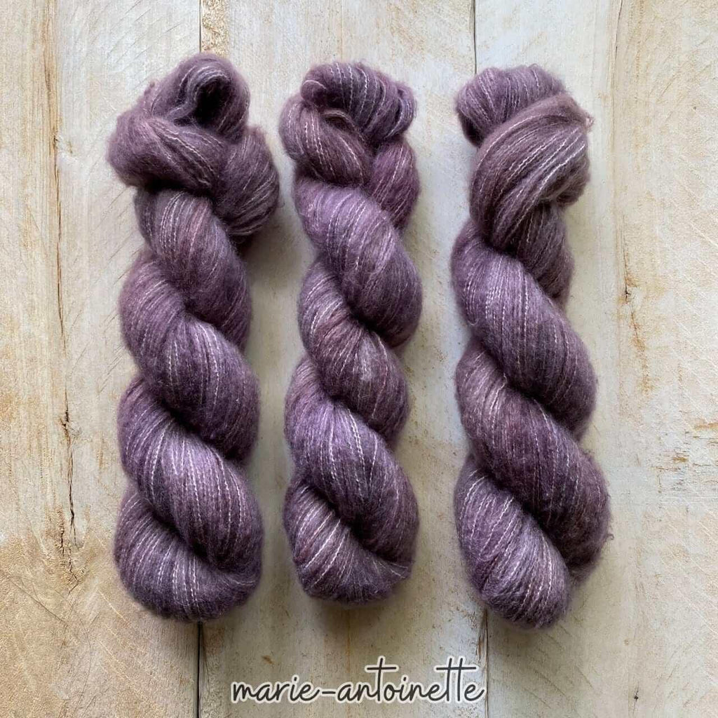 Brushed cashmere yarn hand-dyed DOLCE MARIE ANTOINETTE