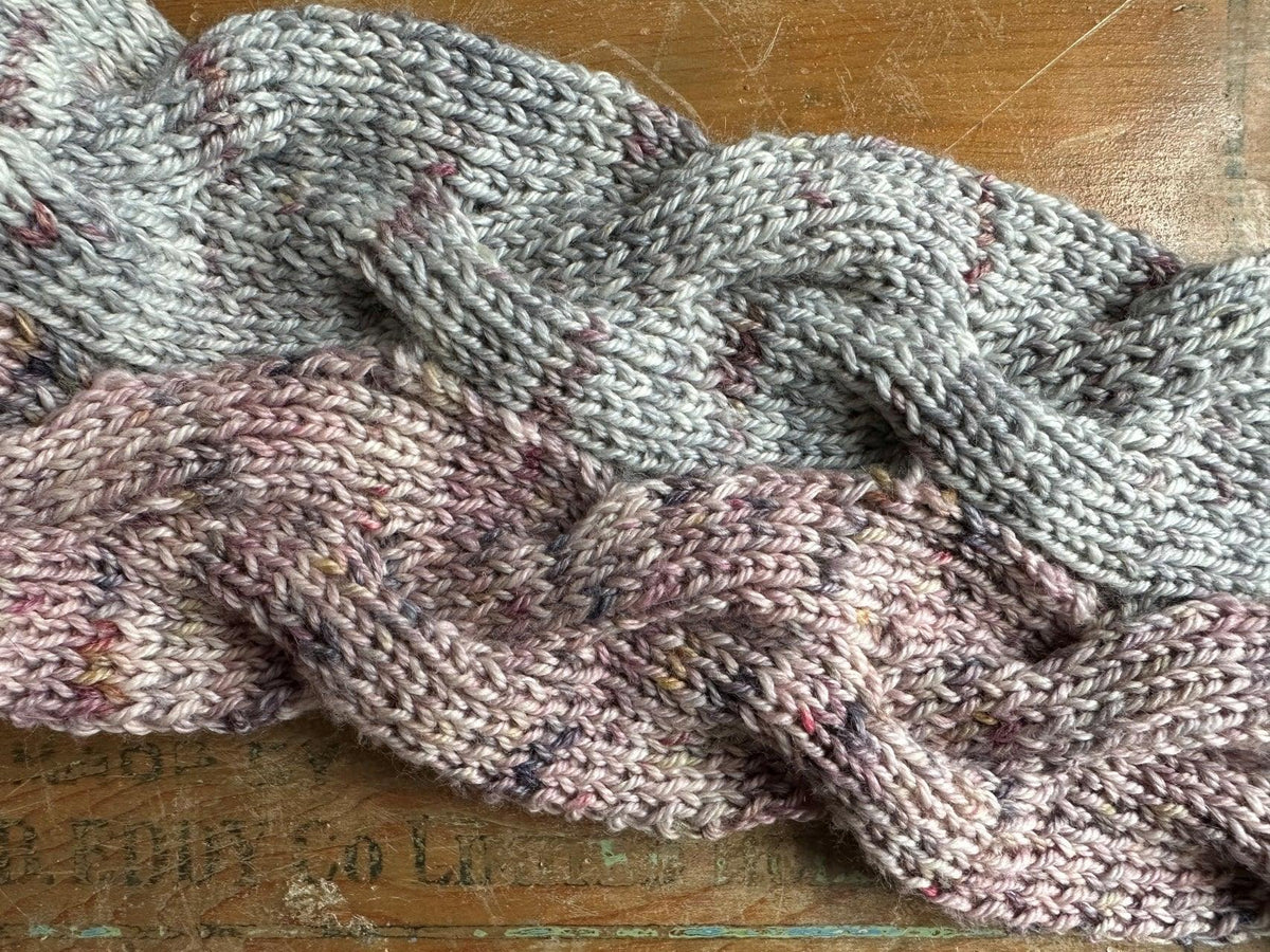 Double Dk Scarf - FREE KNITTING PATTERN - Les Laines Biscotte Yarns