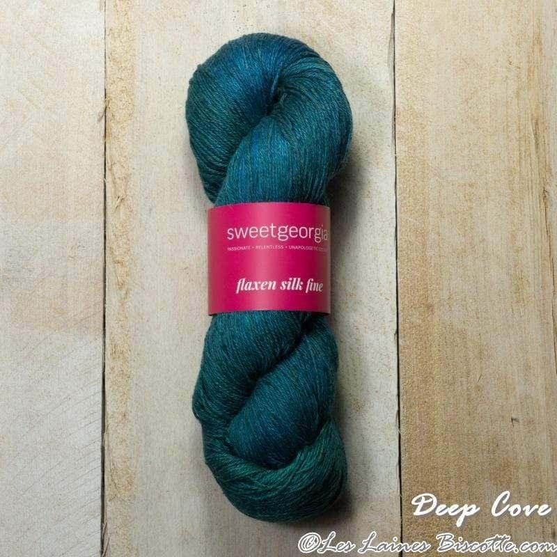 Sweet Georgia - Flaxen Silk Fine - Color: Deep Cove