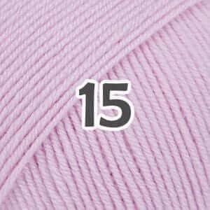 Drops Baby Merino - Couleur: Mauve clair 15 (Disc)