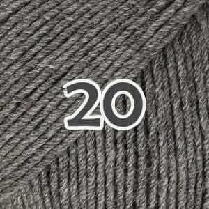 Drops Baby Merino - Couleur: Gris foncé 20