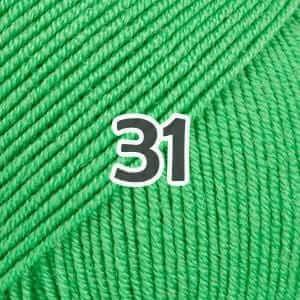 Drops Baby Merino - Couleur: Vert vif 31 (Disc)