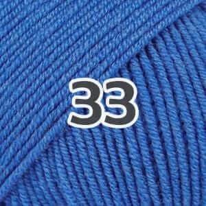 Drops Baby Merino - Couleur: Bleu électrique 33