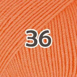 Drops Baby Merino - Couleur: Orange 36