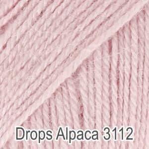 Drops - Alpaca - Couleur: 3112 - Rose Tendre