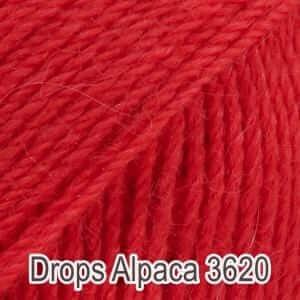 Drops - Alpaca - Couleur: 3620 - Rouge