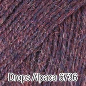 Drops - Alpaca - Couleur: 6736 - Bordeaux