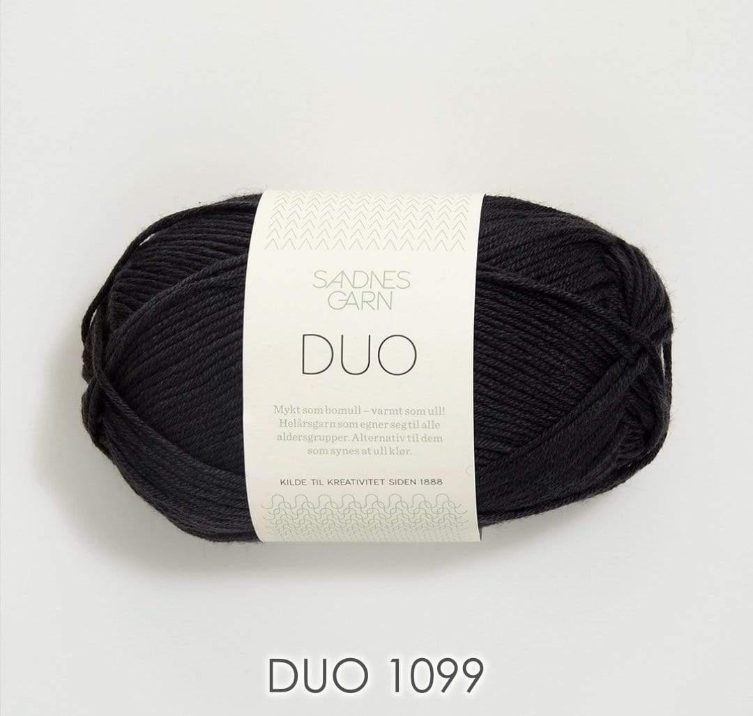 Sandnes Garn Duo - Tint: 1099 - Noir