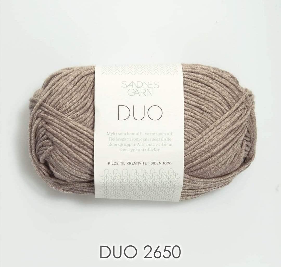 Sandnes Garn Duo - Tint: 2650 - Taupe