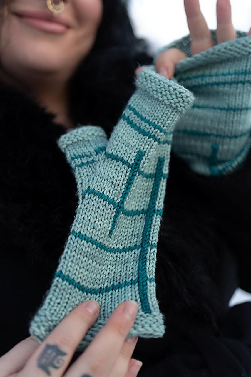 Octothope Mittens - KNITTING PATTERN