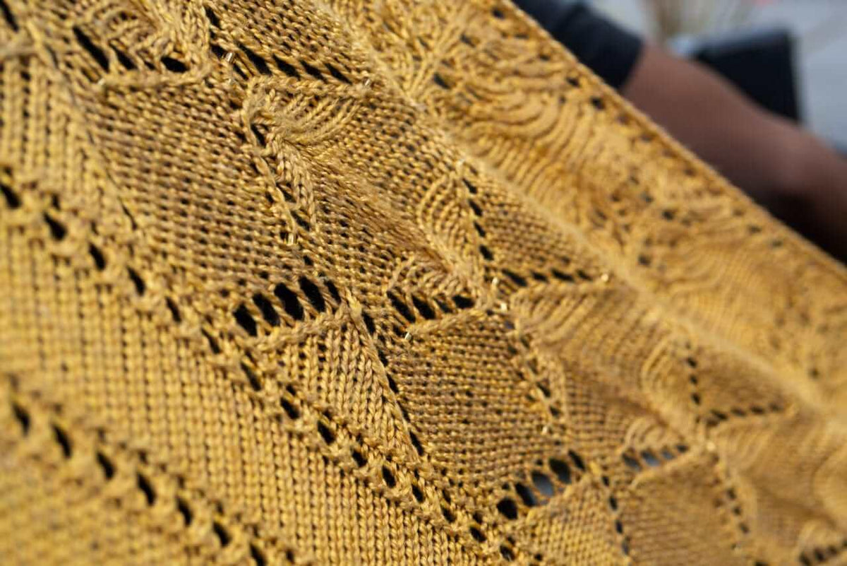 Summer Butterflies Shawl Knitting kits - Les Laines Biscotte Yarns