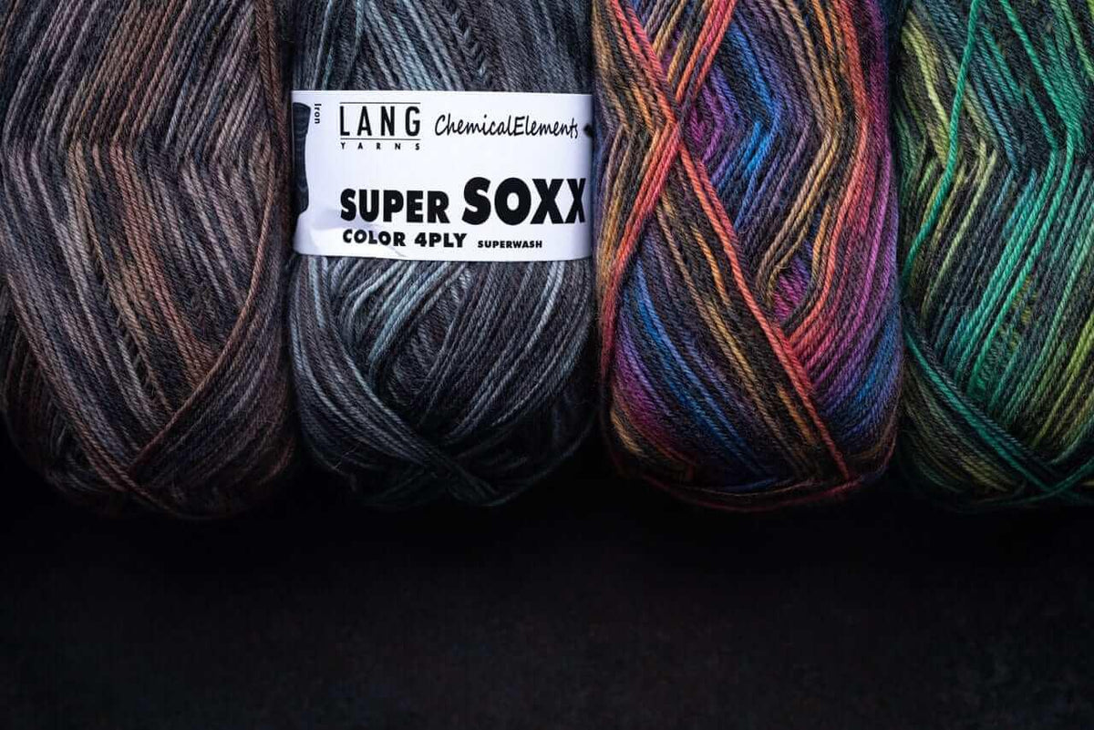 Lang Yarns Super Soxx / Twin Soxx - Color: SUPER SOXX 164, SUPER SOXX 169, SUPER SOXX 170, SUPER SOXX 172, SUPER SOXX 189, SUPER SOXX 209, SUPER SOXX 219, SUPER SOXX 222, SUPER SOXX 228, TWIN SOXX 214, TWIN SOXX 215, TWIN SOXX 217, TWIN SOXX 218, TWIN SOXX 238, TWIN SOXX 239, TWIN SOXX 240, TWIN SOXX 243, TWIN SOXX 315, TWIN SOXX 317, TWIN SOXX 318, TWIN SOXX 320, SUPER SOXX COLOR 309, SUPER SOXX COLOR 323, SUPER SOXX COLOR 321, SUPER SOXX COLOR 334, SUPER SOXX COLOR 337, SUPER SOXX COLOR 338, SUPER SOXX 34