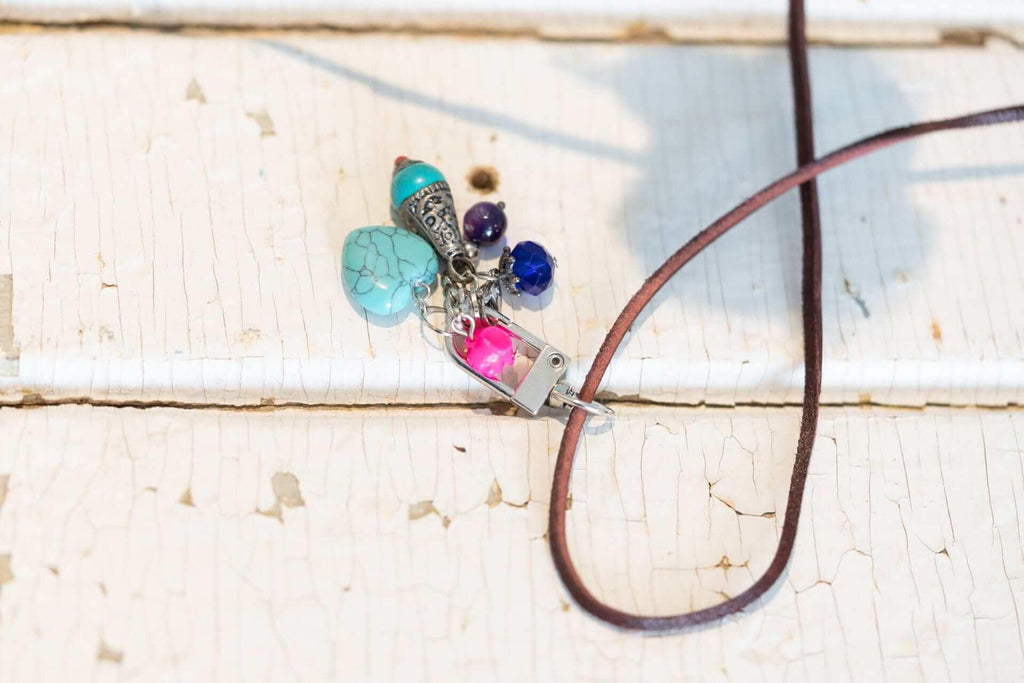 Stitch marker necklace - Les Laines Biscotte Yarns