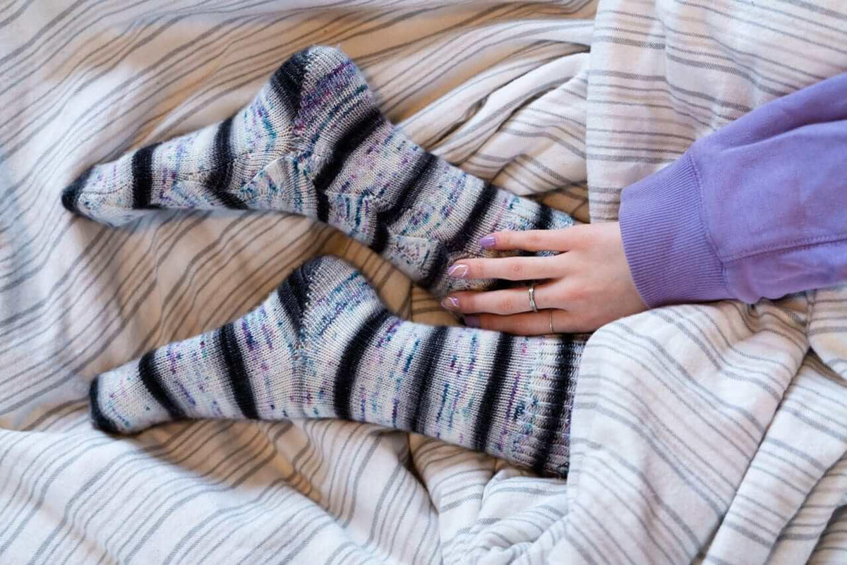 Sock knitting pattern Funky Town