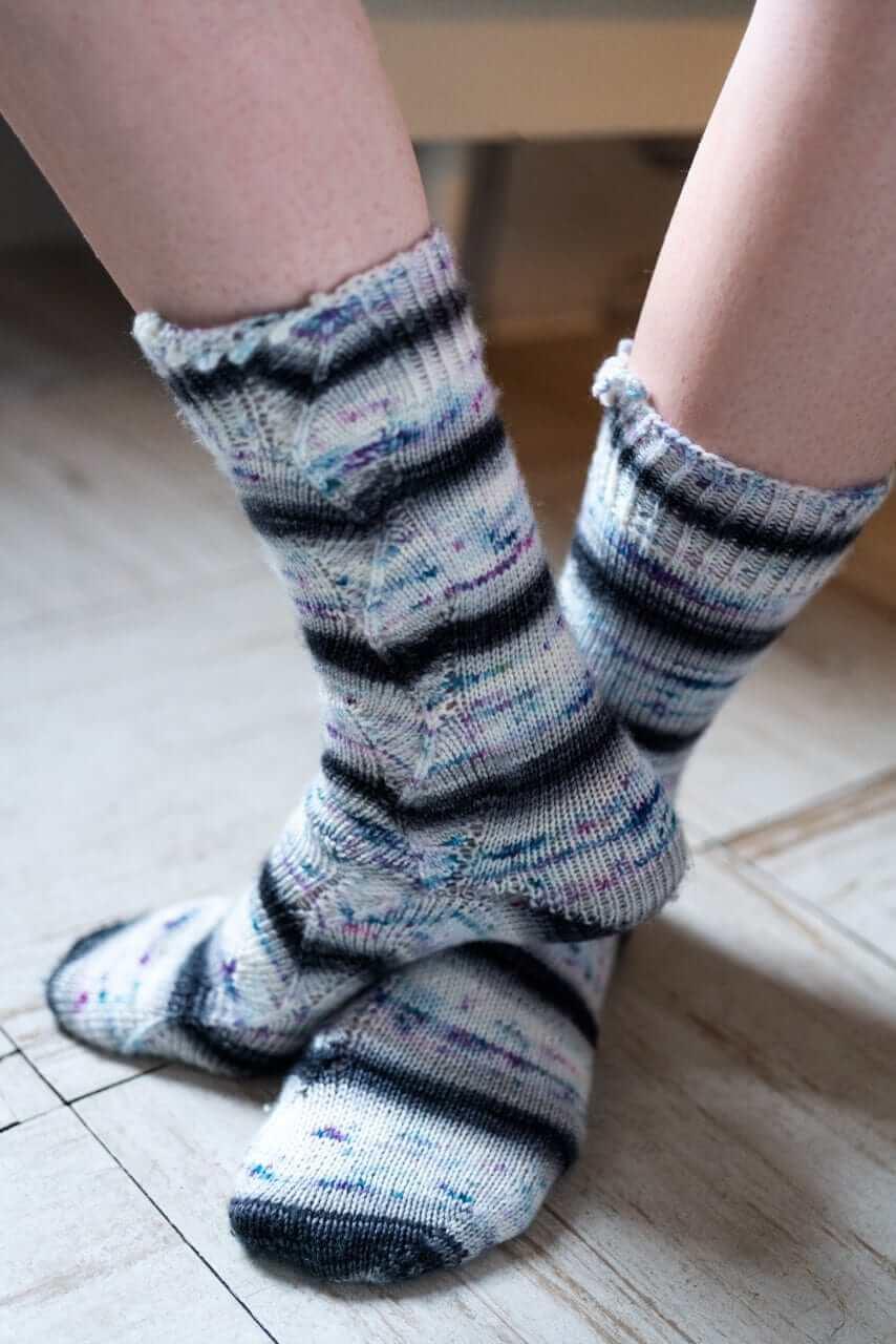 Sock knitting pattern Funky Town