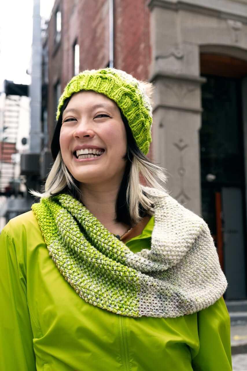 Brin de Folie Matching Hat & Scarf Knitting Patterns