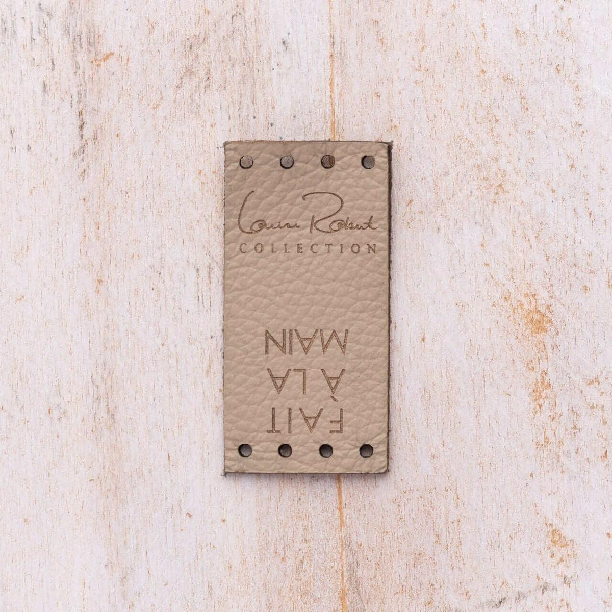 Leather labels - Les Laines Biscotte / Biscotte Yarns - Les Laines Biscotte Yarns