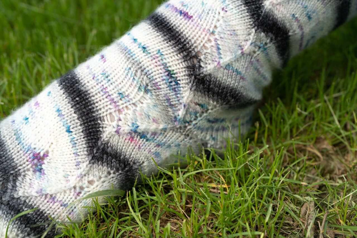 Sock knitting pattern Funky Town