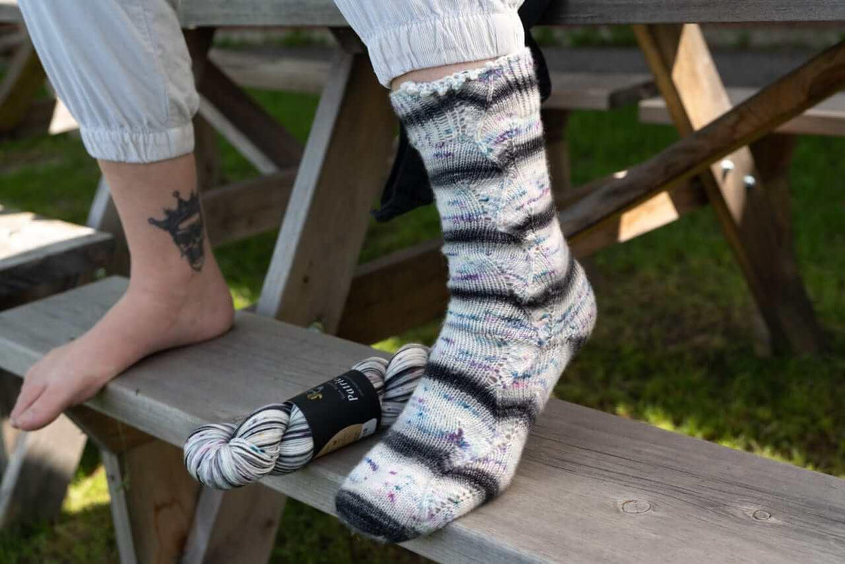 Sock knitting pattern Funky Town