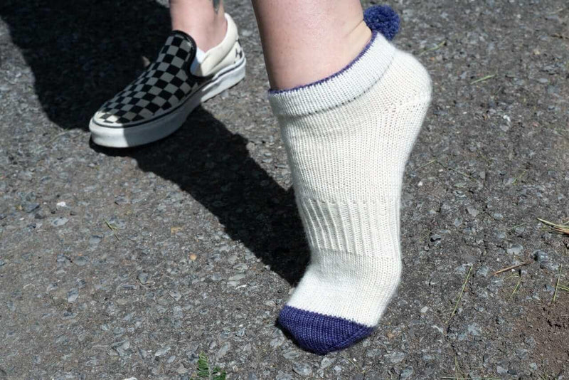 Sporty Pom Pom Socks Pattern