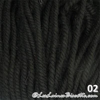 Estelle Yarns - Alpaca Merino Bulky - Color: 02 - Black