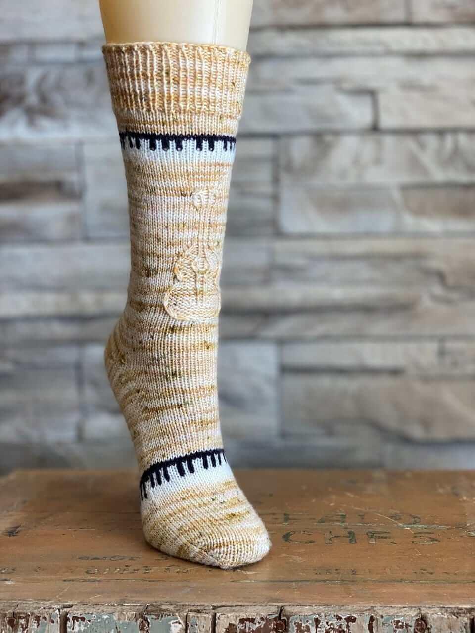 Étude 🎹🎻 Sock pattern