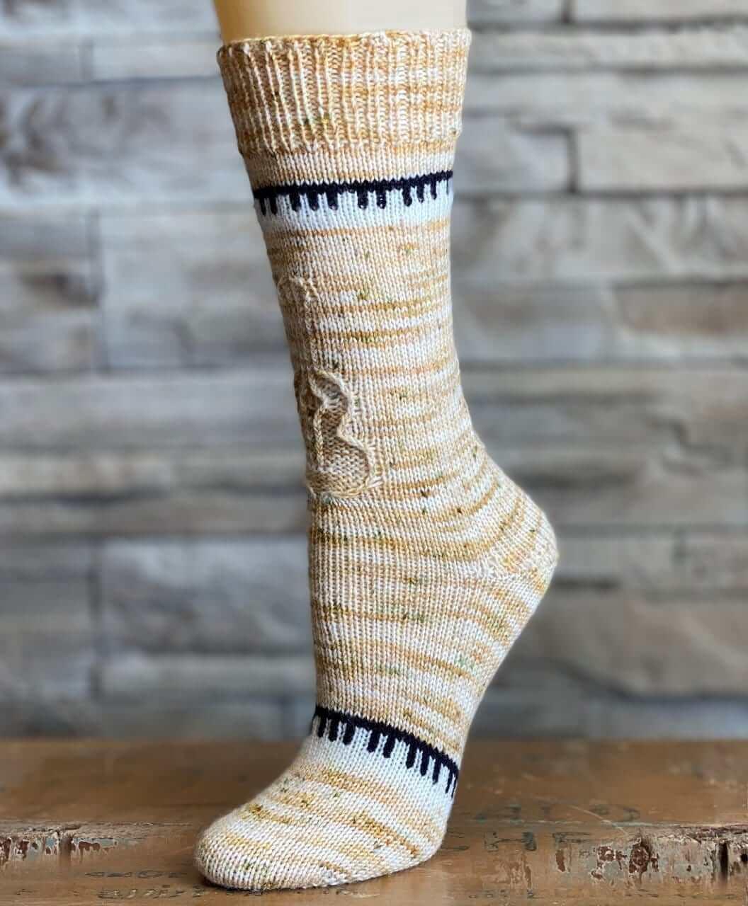 Étude 🎹🎻 Sock pattern