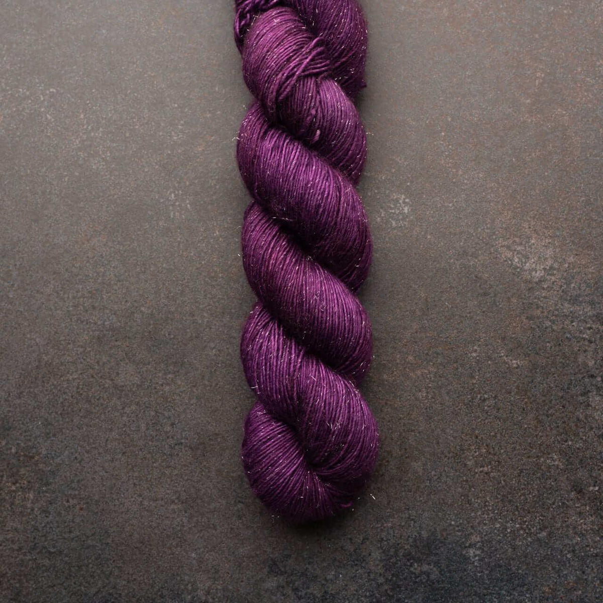 Merino and stellina fingering weight yarn FIZWIZBIZ PURPLE