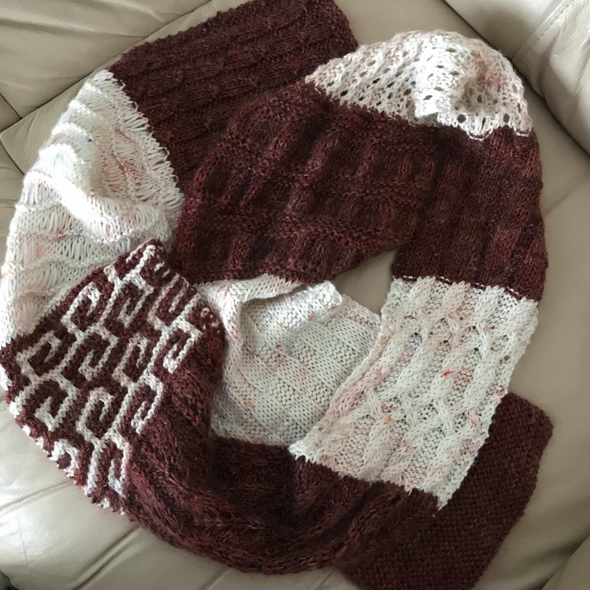 Knitting Pattern - Knitting-101 Scarf