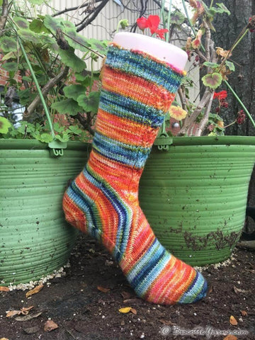 Socks by the Heel FREE sock pattern