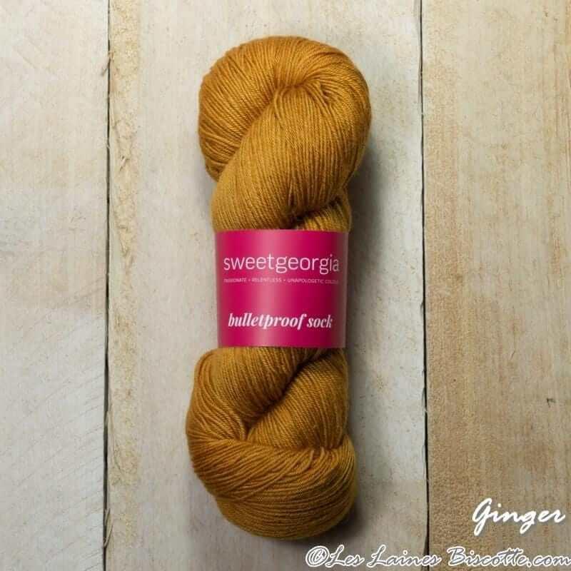 Sweet Georgia - Bulletproof Sock - Color: Ginger