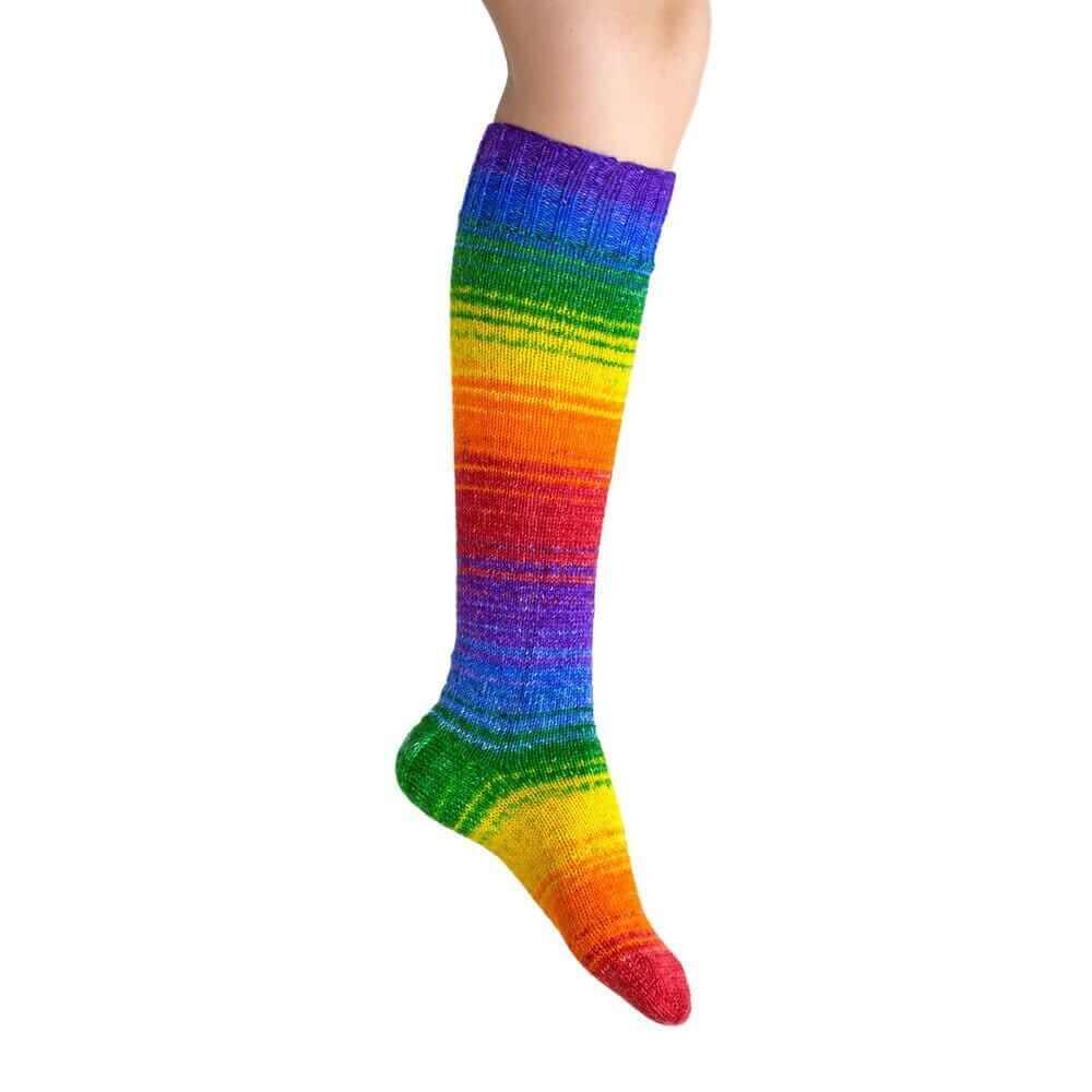 Urth Uneek - Self-Striping Matching Sock-Kit - Color: HARMONY