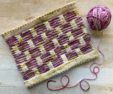 Mosaic cowl Free Knitting Pattern