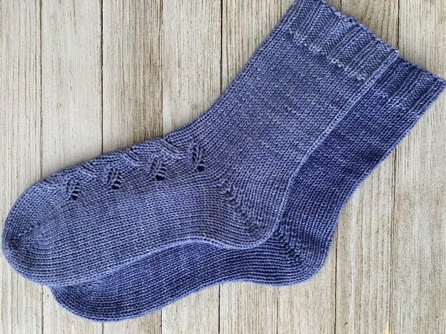 Wandering Leaves Sock Pattern