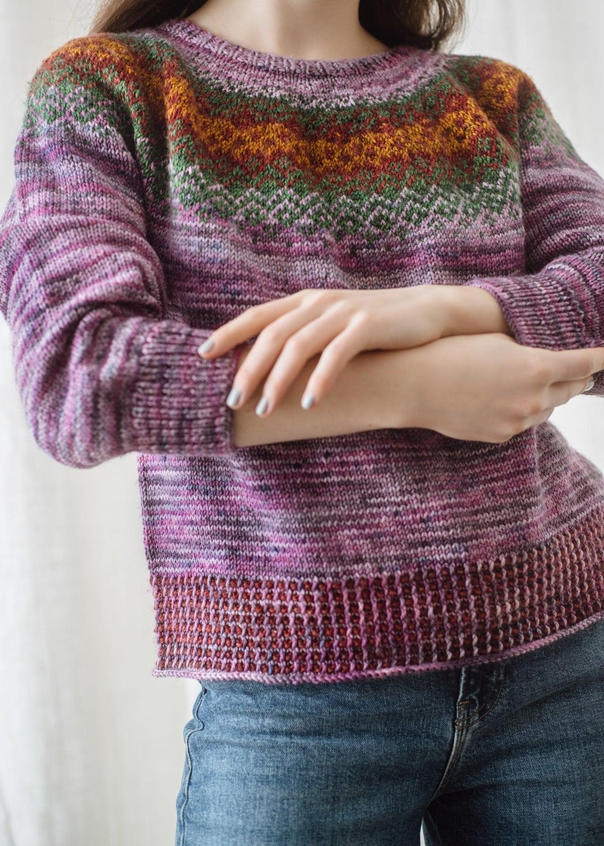 Impressionnist Pullover Knitting Pattern