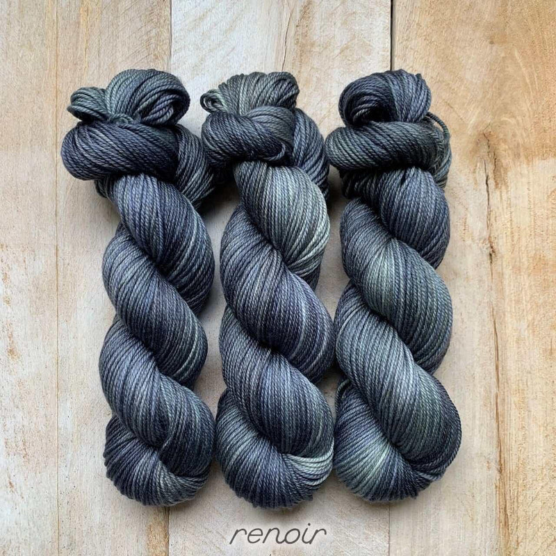 Hand-dyed yarn DK PURE LR RENOIR DK weight yarn