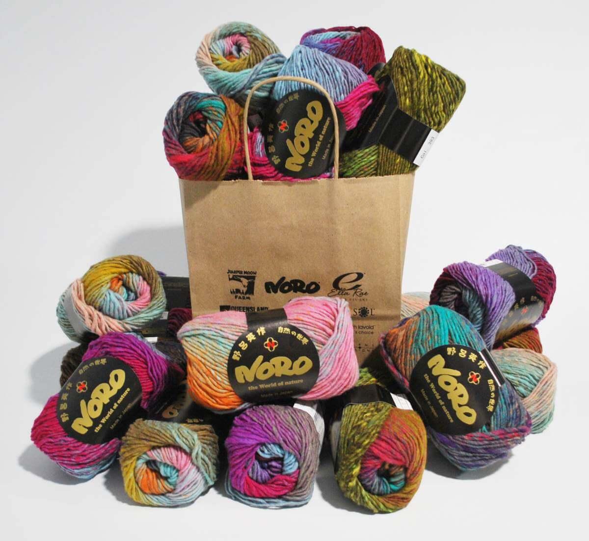 Heart Blanket by Noro ♥ KIT - Les Laines Biscotte Yarns