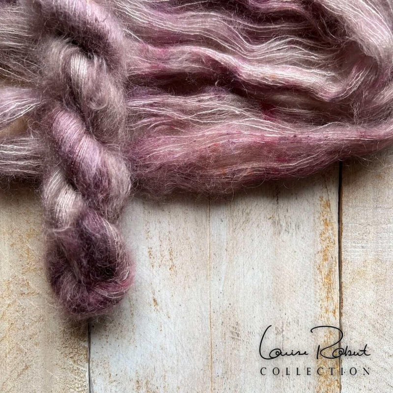 Hand-dyed yarn KID SILK COURTISANE